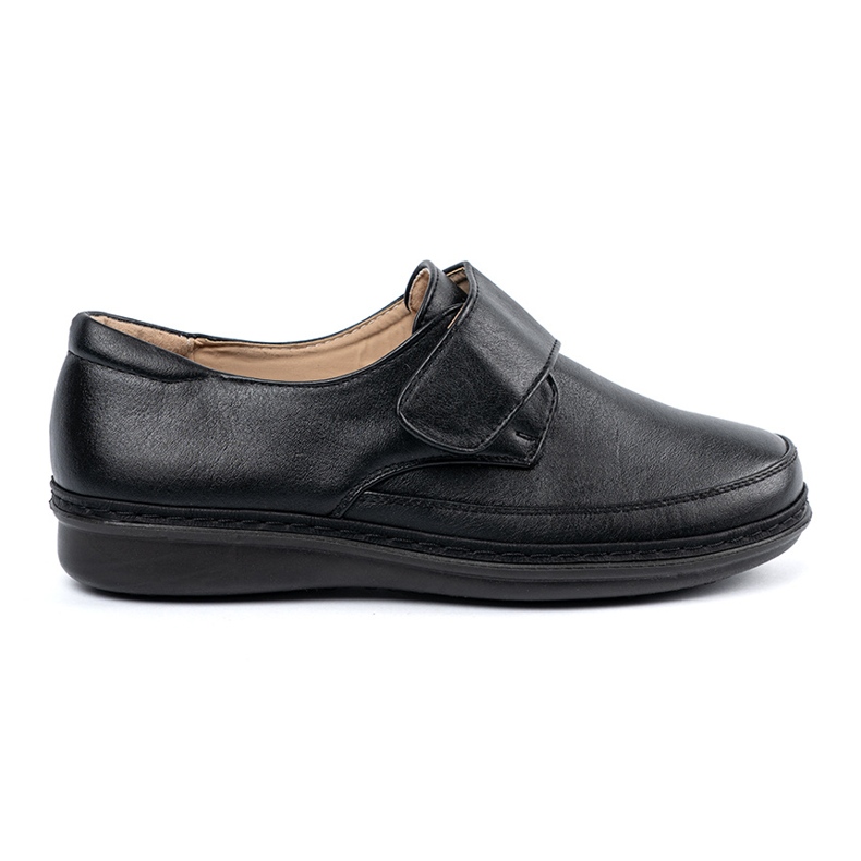 Shelvt Chaussures des femmes Velcro le noir