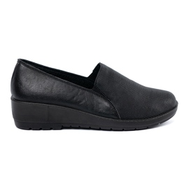 Shelvt Chaussures noires pour femmes sur la plate-forme