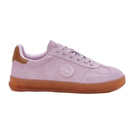 Sneakers en daim féminin Big Star RR274850 Système violet Hi-Polish Sneakers en daim féminin Big Star RR274850 Système violet Hi-Polish