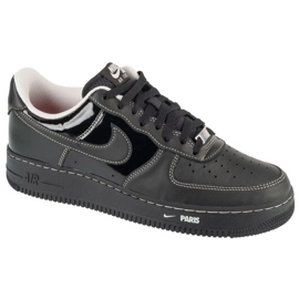 Nike Air Force 1 07 Low City Pack Paris Patent M HV6226-001 Chaussures noir