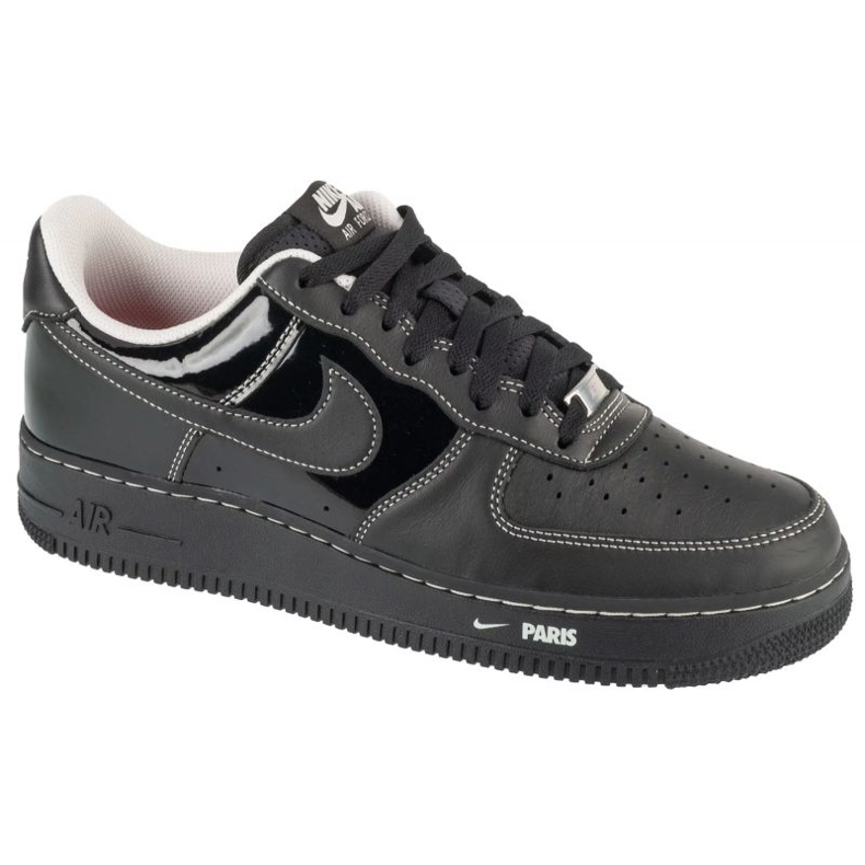 Nike Air Force 1 07 Low City Pack Paris Patent M HV6226-001 Chaussures le noir