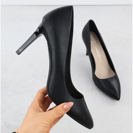 Pompes noires talons hauts Sergio Leone 1339 le noir