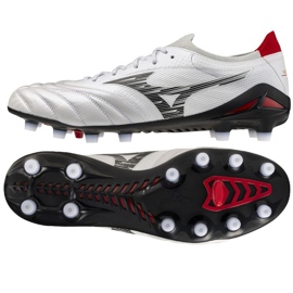 Mizuno Morelia Neo IV Beta Elite FG M P1GA254209 Chaussures de football blanche Mizuno Morelia Neo IV Beta Elite FG M P1GA254209 Chaussures de football blanche