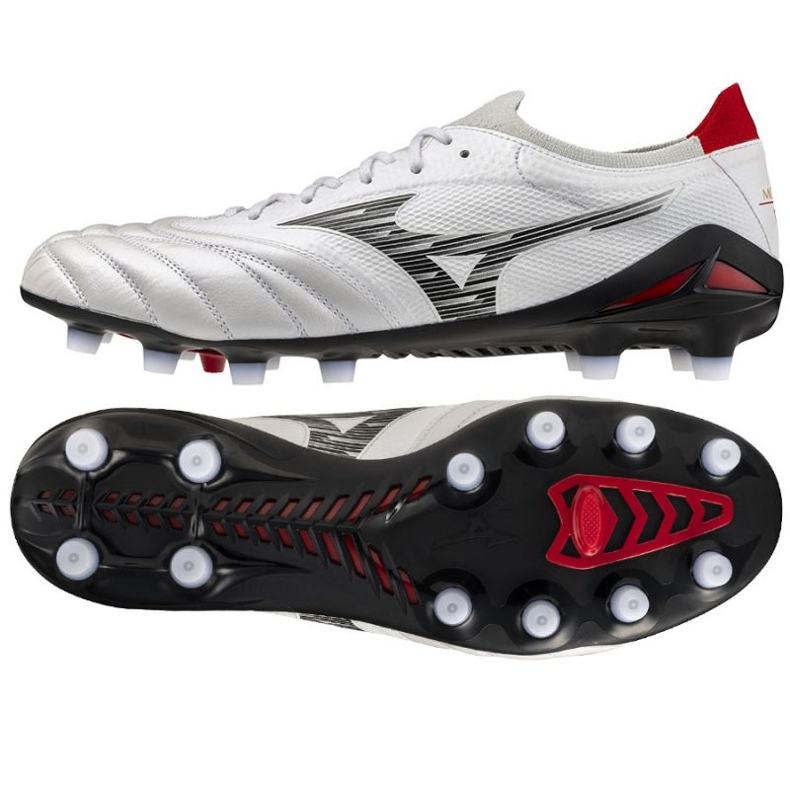 Mizuno Morelia Neo IV Beta Elite FG M P1GA254209 Chaussures de football blanche