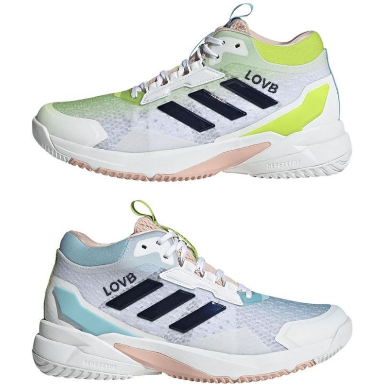 Adidas Crazyflight 6 Chaussures de volleyball au milieu de HQ0112 multicolore Adidas Crazyflight 6 Chaussures de volleyball au milieu de HQ0112 multicolore