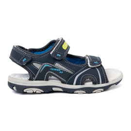 Shelvt Sandales garçons gris bleu Shelvt Sandales garçons gris bleu