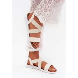 Boto Les sandales féminines classiques ont glissé le beige légère norina