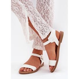 Boto Sandales féminines à thèmes blanc