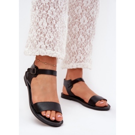 Boto Sandales féminines à thèmes noir