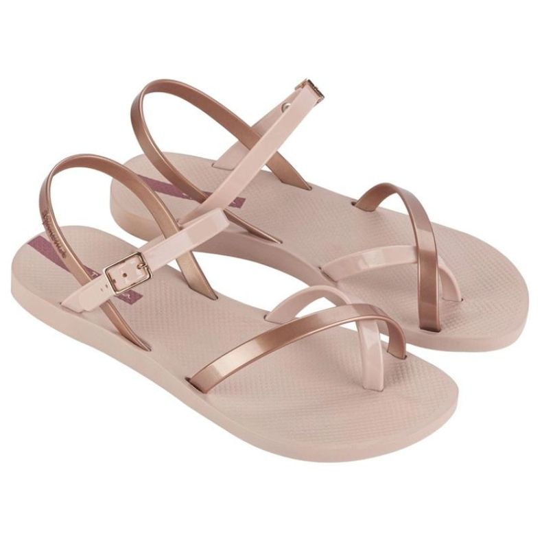 Sandales de sable de mode ipanema VIII 82842 AR640 rose
