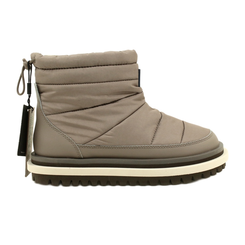 Bottes féminines de Tommy Hilfiger, c'est-à-dire la botte détruite rembourrée en0en02725 beige
