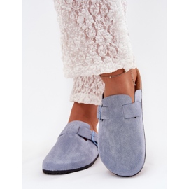 Boto Slippers Femmes bleu