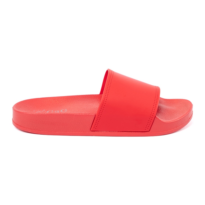 Shelvt Slippers des femmes rouges confortables