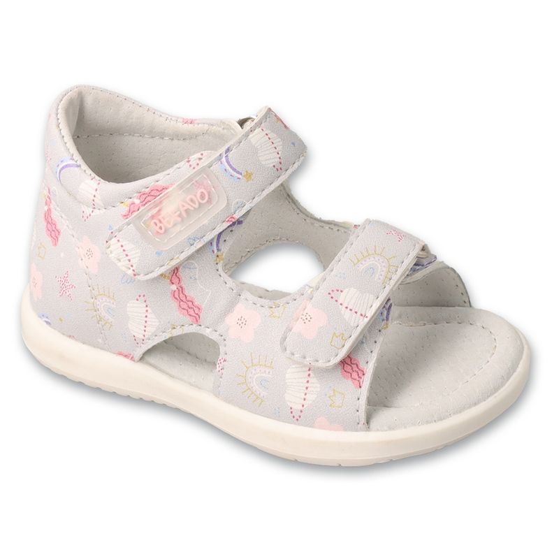 Insert en cuir Sandals pour enfants de Befado 170p115 gris