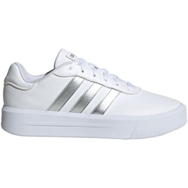 Chaussures de plate-forme Adidas Court dans GV8996 blanc
