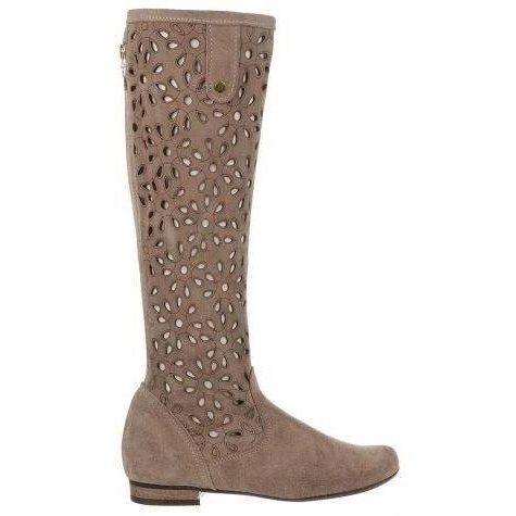 Olivier Boots ajourées femme beige foncé