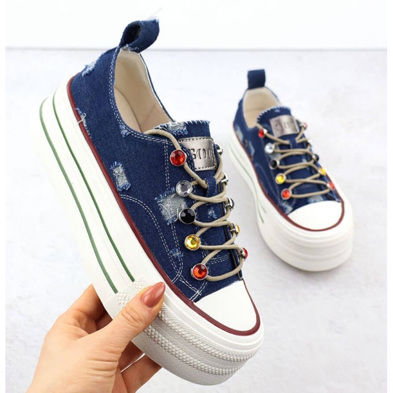 Sneakers Goe Jeans dans RR2N4103 INT2100 bleu