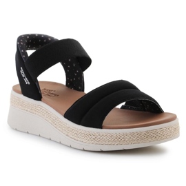 Sandales Skechers Slip -in: Bobs Sun Ray en 114413-Blk le noir