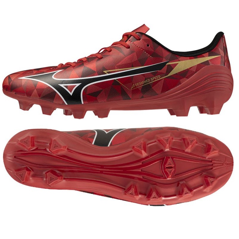 Mizuno Alfa II Select FG P1GA256560 Chaussures rouge