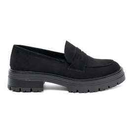 Diamantique Chaussures pour femmes élégantes sur la plate-forme le noir
