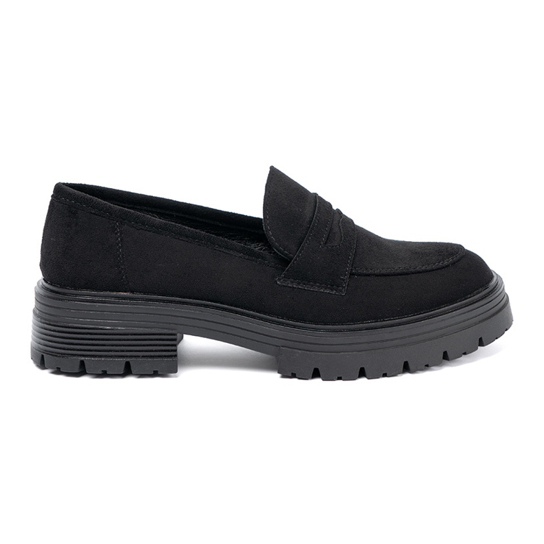 Diamantique Chaussures pour femmes élégantes sur la plate-forme le noir