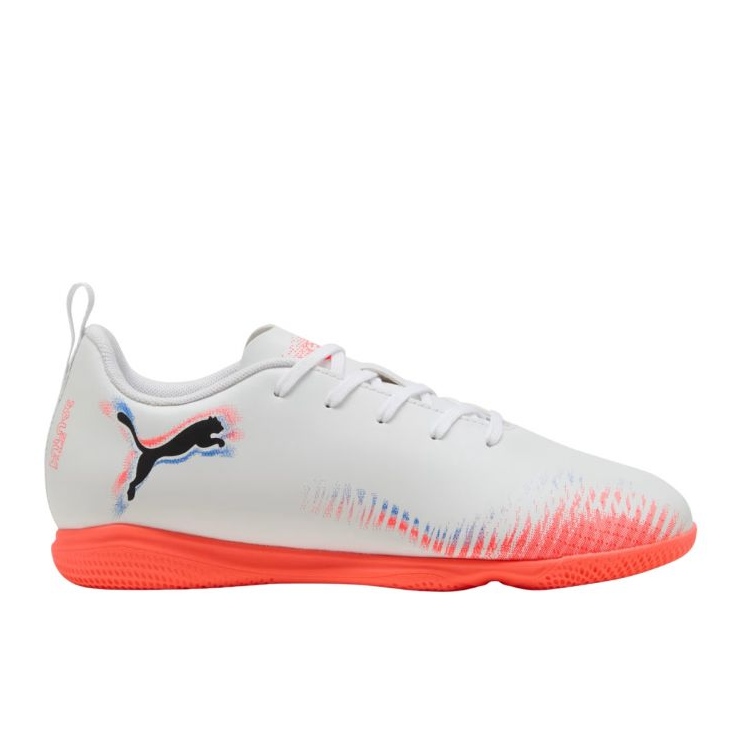 Puma Future 8 Play It Jr 108627 01 Chaussures de football blanche Puma Future 8 Play It Jr 108627 01 Chaussures de football blanche