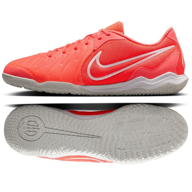 Nike Tiempo Legend 10 Academy IC M DV4341-800 Chaussures orange