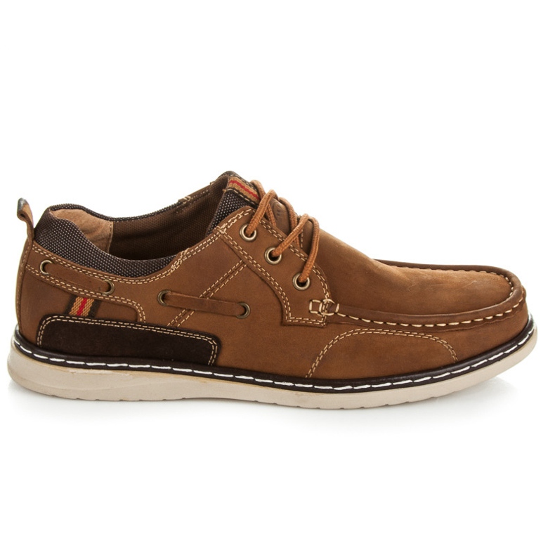 New Age Mocassins à lacets brun