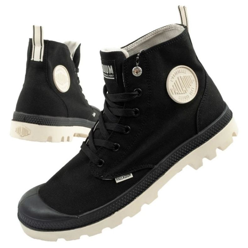 Pampa Chrome 74470-008-M PALLADIUM SHOSE le noir