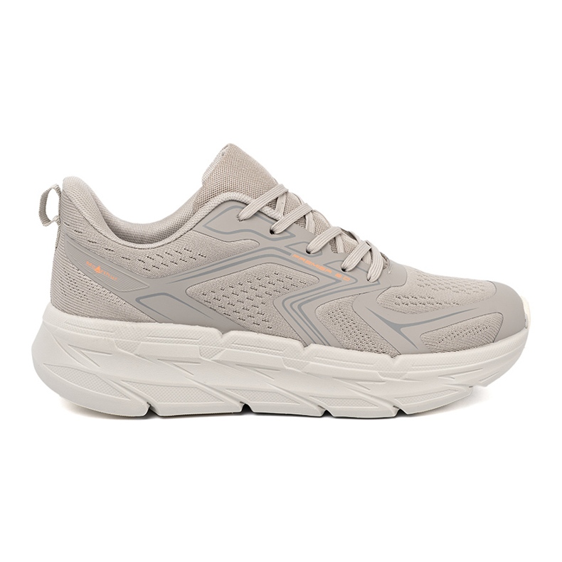 Shelvt Chaussures de sport grises confortables avec structure en maillage McArthur