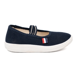 Shelvt Chaussures bleu marine légères avec une sangle flexible