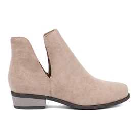 Seastar Bottines beiges à découpes