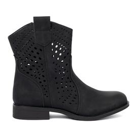 Seastar Bottes noires ouvertes le noir