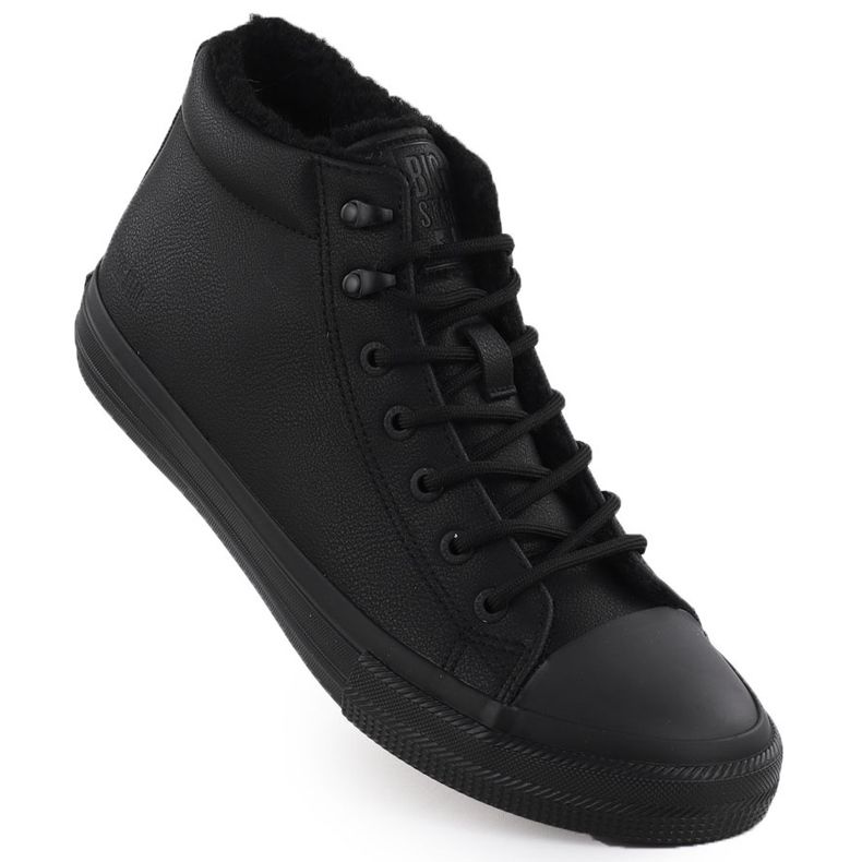 Sneakers masculins pour la cheville isolée noire Big Star OO174607