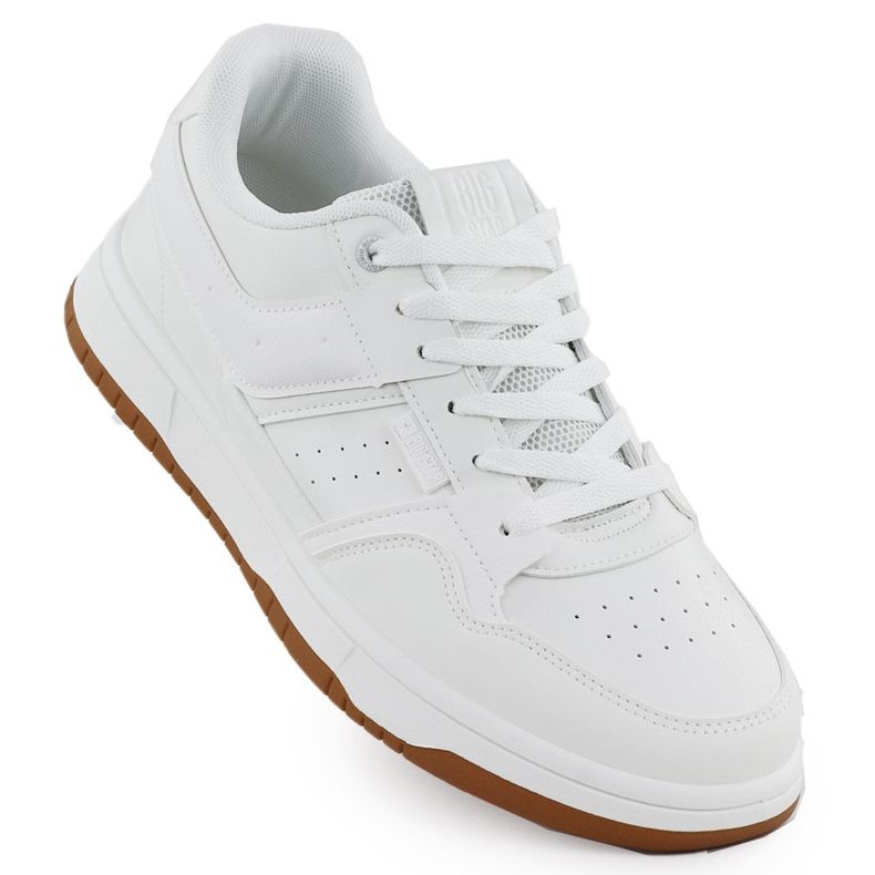 Chaussures de sport pour hommes blancs Big Star SS174006 blanche Chaussures de sport pour hommes blancs Big Star SS174006 blanche