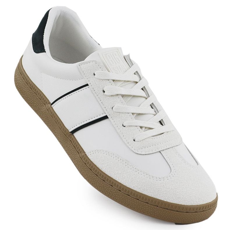 Chaussures de sport pour hommes blancs Big Star SS174078 blanche Chaussures de sport pour hommes blancs Big Star SS174078 blanche