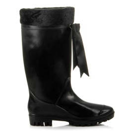 Bottes hautes avec isolation le noir