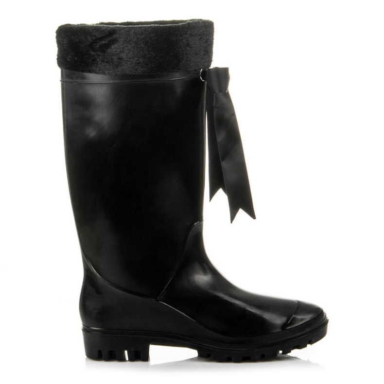 Bottes hautes avec isolation le noir