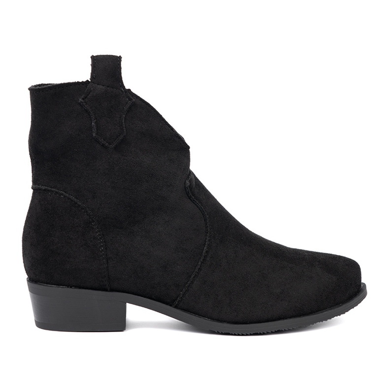 Seastar Bottes noires en daim bottes de cowboy le noir