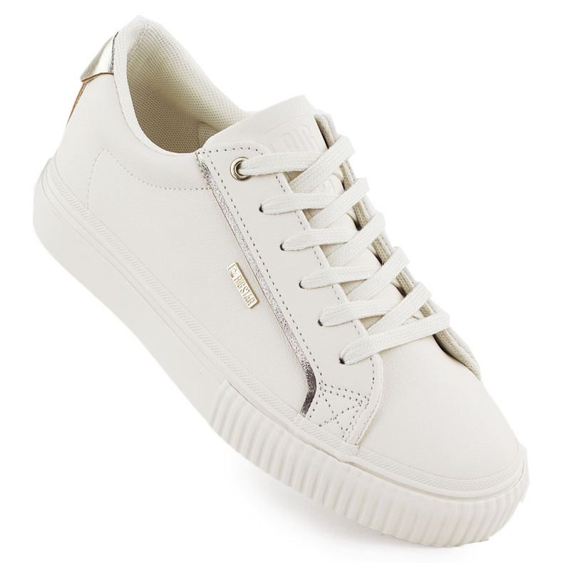 Sneakers pour femmes avec Eco -Peather Beige Big Star SS274027