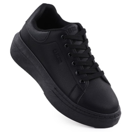Chaussures de sport pour femmes sur la plateforme Black Big Star SS274244 noir