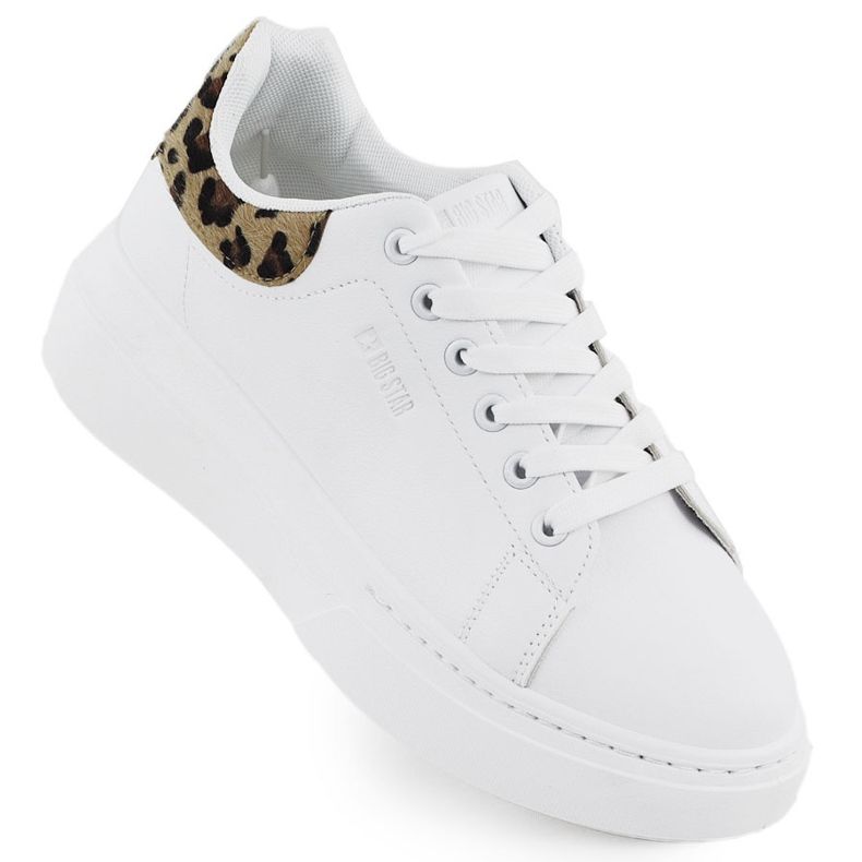 Chaussures de sport pour femmes sur la plate-forme White Big Star SS274247 blanche Chaussures de sport pour femmes sur la plate-forme White Big Star SS274247 blanche