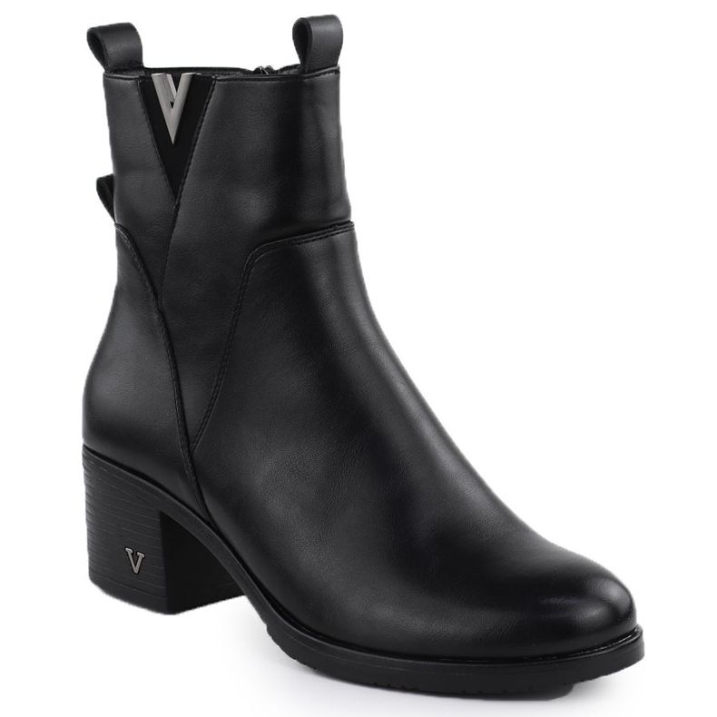 Bottes pour femmes sur le poste isolé Black Vinceza 58581 le noir