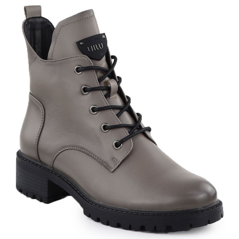 Bottes de femmes isolées gris Vinceza 58609 isolés