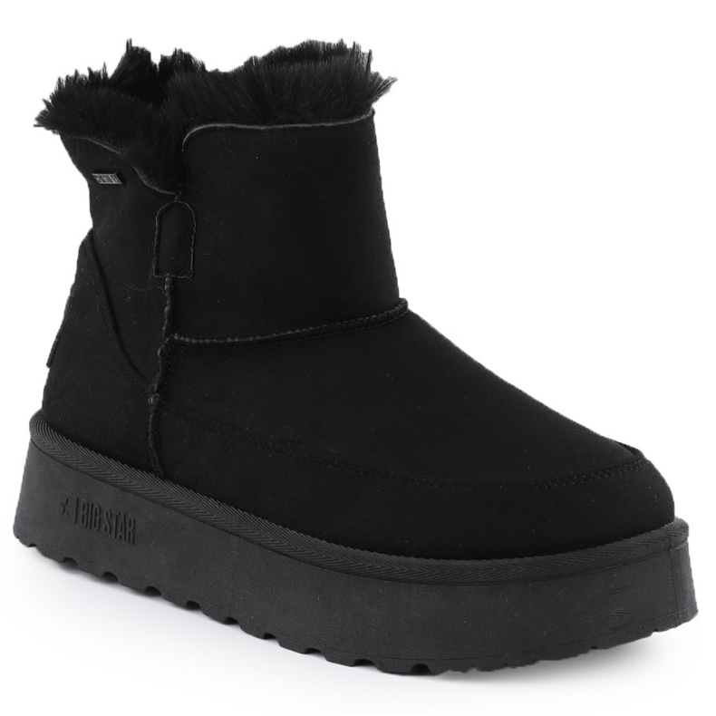 Bottes de neige imperméables sur la plate-forme Black Big Star SS274116 le noir
