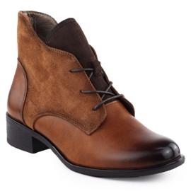 Bottes isolées des femmes Camel Jezzi Asa198-15 brun