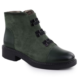 Bottes isolées des femmes isolées des femmes M. Daszyński SA252-4 vert