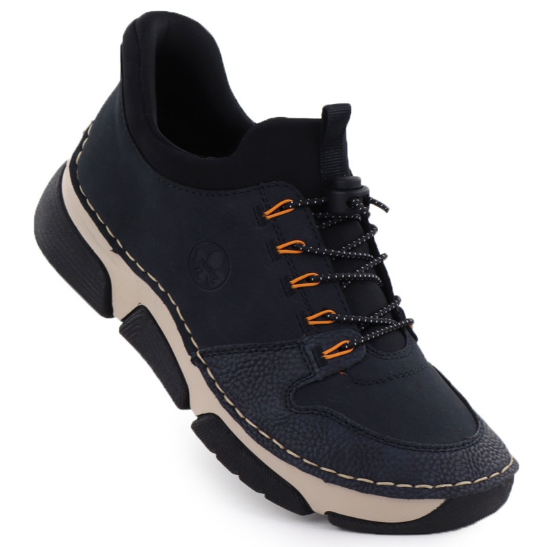 Chaussures pour femmes baskets confortables Navy Rieker 45963-14