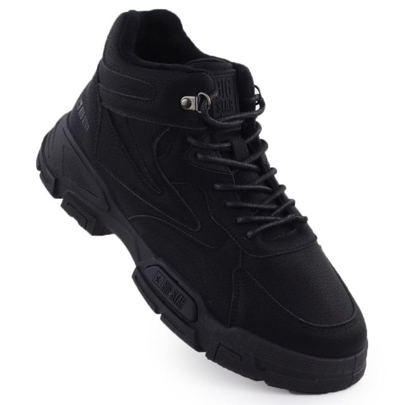 Chaussures de sport isolées Big Star M OO174582 INT2157 le noir