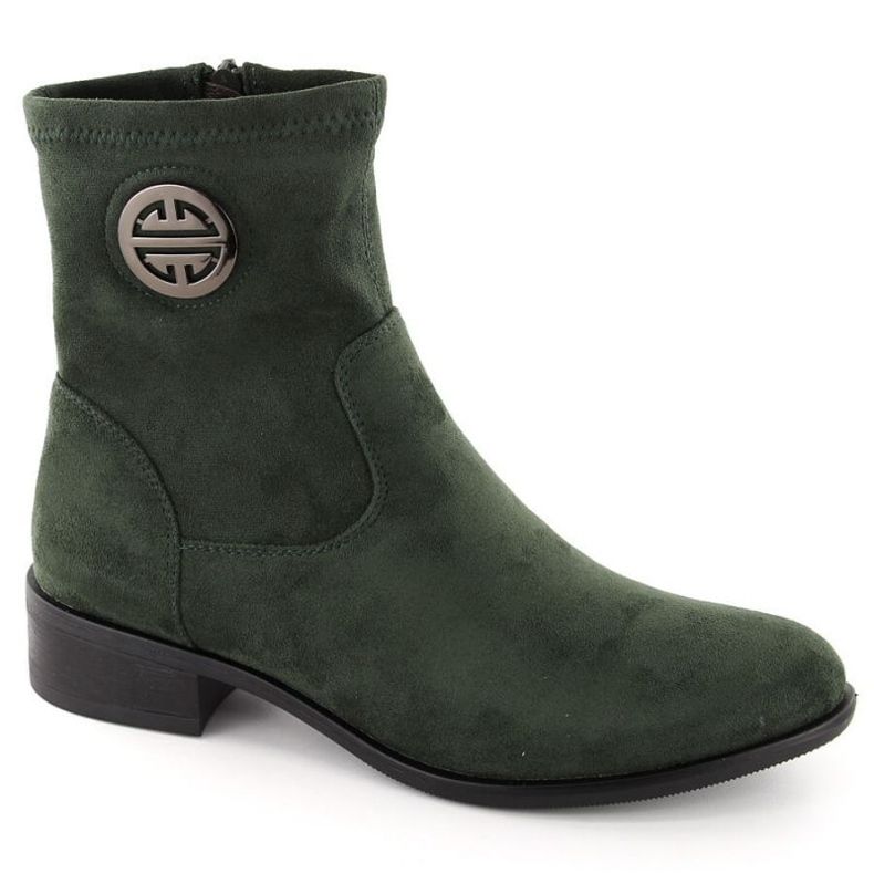 Bottes en daim Jezzi dans ASA198-28 JEZ432B vert